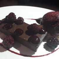 Bitter chocolate ganache at The Moon in Kendal