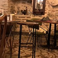 The feline costumer at Arch Bistro in Istanbul