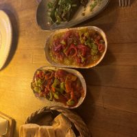 3 selection meze + gluten free bread   at Arch Bistro in Istanbul