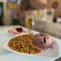 So much food for little money   at Darshan Vegetarian Restaurant in Iquitos