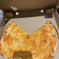 Margherita with vegan cheese  at Pizzasaurus in Cape Town