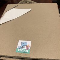 Cute Packaging   at Pizzasaurus in Cape Town