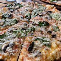 White sauce  at Pizzasaurus in Cape Town