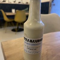 Condiments- chopped garlic in oil and chopped chili peppers in oil  at Pizzasaurus in Cape Town