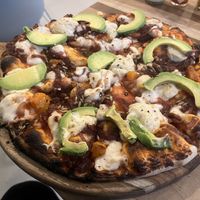 Spineosaurus- roasted butternut, avo, in house made feta, caramelized onions and toasted pumpkin seeds  at Pizzasaurus in Cape Town