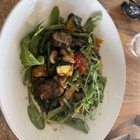 Vegetable dish  at Beach House in Koloa