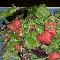 watermelon salad at Beach House in Koloa