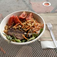 Build your own with impossible ($8 extra) but a big slice  at Motomaki in Boulder