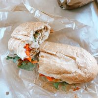 Tofu Bahn Mi.  at The Half in Wilmington