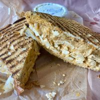 The Benji with Potato Salad (vegan)  at The Half in Wilmington