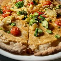 Broccolini and Potato Pizza  at Sixty Vines in Nashville