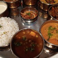 Thali at SuRano Plant Based Indian bistro in Beeston