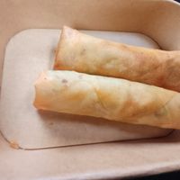 Planeer spring rolls - made with tofu in paneer style. These were great. at SuRano Plant Based Indian bistro in Beeston