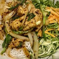 Lemongrass vermicelli with no fish sauce   at Fabulous Pho in Conroe