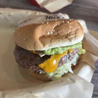 California Burger  at Nice Burger in Long Beach