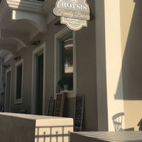 the view outside   at Rotsis Family Bakery in Kefalonia