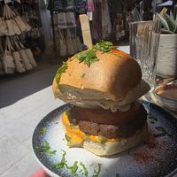 Bif burger at Atheneon Bar in Kos