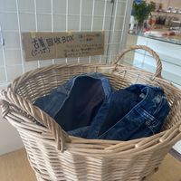 Collecting old clothes   at HIRAOKA SusTERRAcE in Sodegaura
