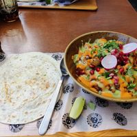 Vegan stew at Loca'les Bodega in Palanga