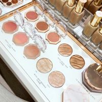 diverse cosmetic products at Dear Dahlia - 디어달리아 카페 in Seoul