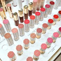 diverse lipsticks at Dear Dahlia - 디어달리아 카페 in Seoul