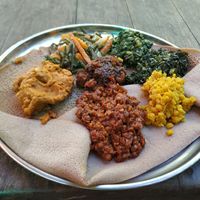 Platter at Queen Makeda in Harare