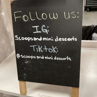   at Scoops and Mini Desserts in Lawrenceville
