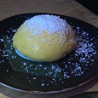 PASSION FRUIT & MANGO LASSI MOUSSE   at Desoriente - Poblenou in Barcelona