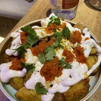 Patatas Bravas Asian 🥔  at Desoriente - Poblenou in Barcelona