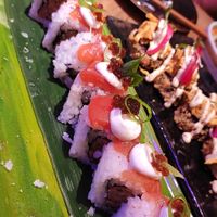 Cheff's special uramaki at Desoriente - Poblenou in Barcelona