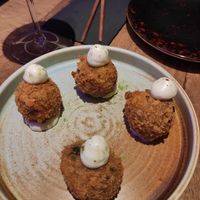 Wasabi croquettes at Desoriente - Poblenou in Barcelona
