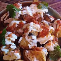 Patatas bravas at Desoriente - Poblenou in Barcelona