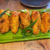 Panko spring rolls  at Desoriente - Poblenou in Barcelona