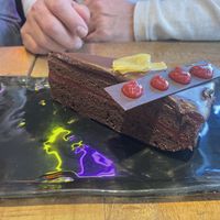 Sacher cake  at Desoriente - Poblenou in Barcelona