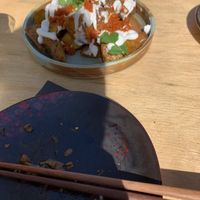 Korean bravas  at Desoriente - Poblenou in Barcelona