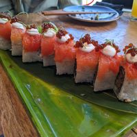 Rock and roll sushi, delicious at Desoriente - Poblenou in Barcelona