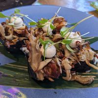 Maitake gun kan, delicious at Desoriente - Poblenou in Barcelona