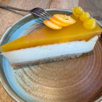 Mandarin cheesecake at Desoriente - Poblenou in Barcelona