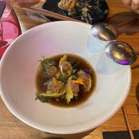 Italian wontón  at Desoriente - Poblenou in Barcelona