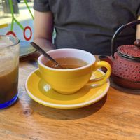 Baileys, jasmine tea  at Desoriente - Poblenou in Barcelona