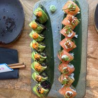 Dont remeber the names, but the red one in A MA ZING !!!  at Desoriente - Poblenou in Barcelona