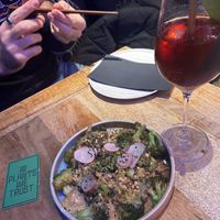 Oishi broccoli! Yummm😋  at Desoriente - Poblenou in Barcelona