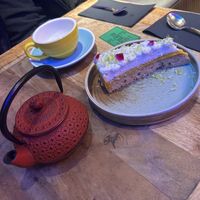 Yuzu delight and peppermint tea  at Desoriente - Poblenou in Barcelona