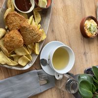 vegan schnitzel   at Kovas in Schoenaich