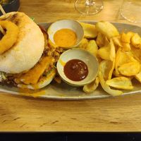 Big Daddy Burger in vegan at Kovas in Schoenaich