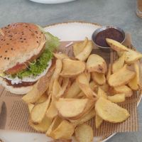 Vegane Burger at Kovas in Schoenaich