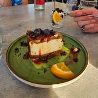 Veganer biscoff cheescake at Kovas in Schoenaich