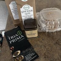 Different teas and peppermint matcha  at The Tria Prima Tea Company in Williamsport