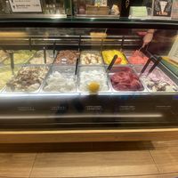 Shot of the counter  at Giallo Verde in Rhodes