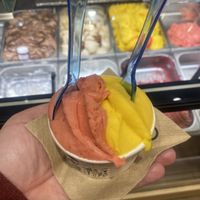 Strawberry and Mango  at Giallo Verde in Rhodes